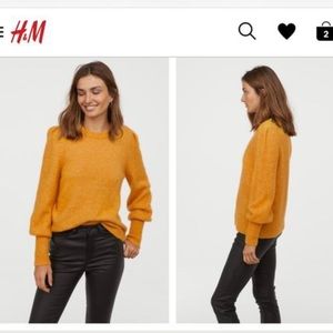 H&M Yellow Sweater